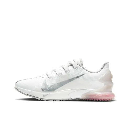 Nike Force Zoom Trout 7 Turf Амортизаторы Slip-resistant Abrasion-resistant Низкий топ Кроссовки для тренировок Мужские Белый Розовый