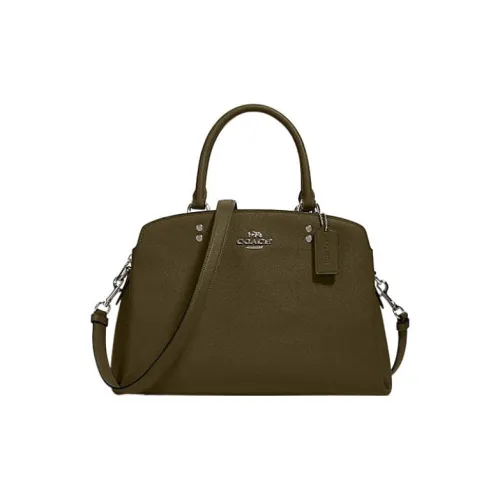 COACH Lillie Кожа Сумка Lady Dior Сумка Женская Рабочая Одежда Зеленая