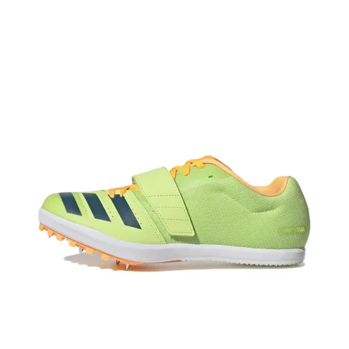 Adidas Adizero Triple Jump Slip-resistant Abrasion-resistant Low-top Training Shoes Men's Green Adidas Adizero Triple Jump Противоскользящие Износостойкие Низкие Кроссовки для тренировок Мужские Зеленые