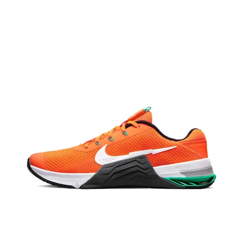 Nike Metcon 7 Slip-Resistant и Abrasion-Resistant Покрытие Низкие Кроссовки для Тренировок Мужские Orange