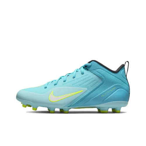 Nike Alpha Huarache 8 Амортизирующие шоки Противоскользящие устойчивые к истиранию Низкий топ Кроссовки для тренировок Унисекс Синий Желтый