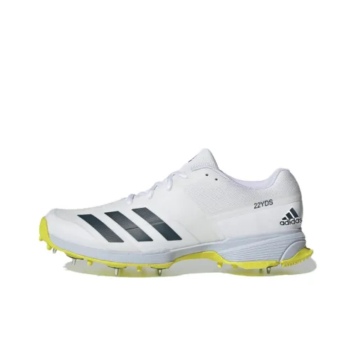 Adidas 22YDS Устойчивые к истиранию низкие кроссовки для тренировок мужские белые с желтыми вставками
