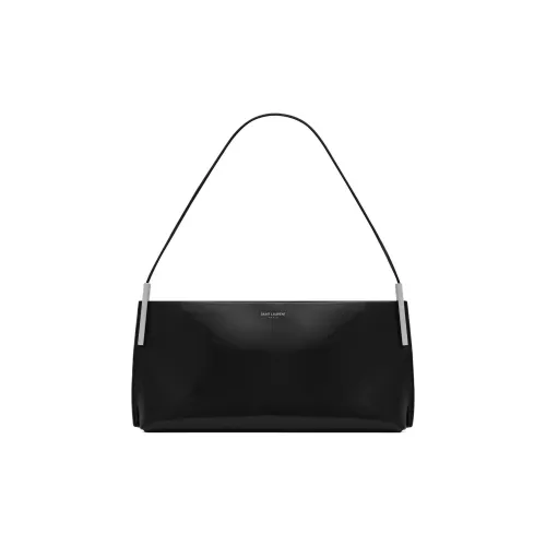 SAINT LAURENT Suzanne Яркая сумка через плечо из коровьей кожи сумка сумка через плечо женская черная