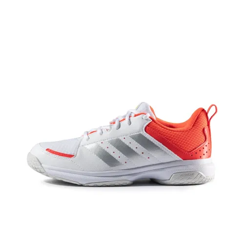 Adidas Ligra 7 Амортизация Противоскользящие Устойчивые к истиранию Покрытие Поддержка Низкие Кроссовки для тренировок Женские Белые
