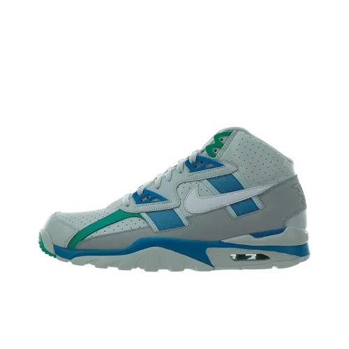 Nike Air Trainer SC Амортизаторы Shock противоскользящие и устойчивые к истиранию MID Топ Кроссовки для тренировок Мужские Серый Синий