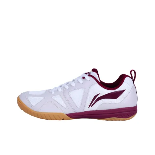 LiNing Shock Absorbers Slip-Resistant Abrasion-Resistant Low-Top Training Shoes Unisex Dark Gray Red LiNing Shock Absorbers Противоскользящие Устойчивые к износу Низкие Кроссовки для тренировок Унисекс Темно-серый Красный