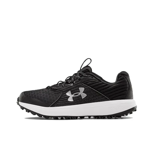 Under Armour Yard Shock Absorbers Slip-Resistant Abrasion-Resistant Low-Top Training Shoes Men's Black White Подкладка Under Armour Yard Shock Absorbers Противоскользящие и устойчивые к истиранию Низкий топ Тренировочные кроссовки Мужской Черный Белый
