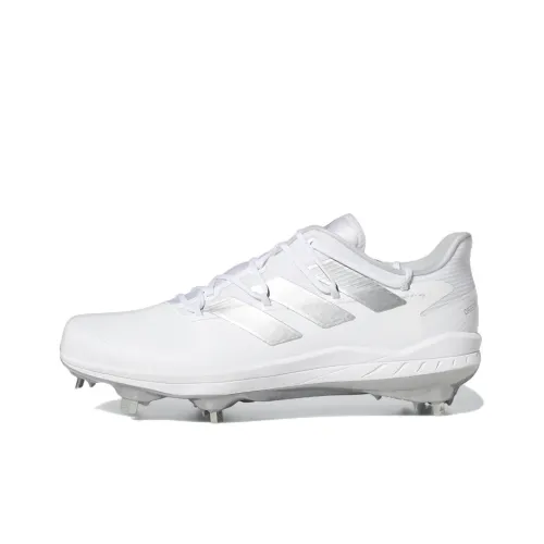 Adidas Adizero Cleats Устойчивые к истиранию Низкие Кроссовки для тренировок Мужские Белые