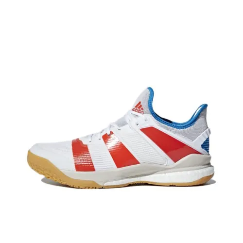 Adidas Stabil X Устойчивые к истиранию Низкие Кроссовки для тренировок Мужские Белый Красный Синий