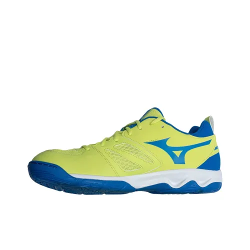 Mizuno Dynablitz Амортизация Износостойкие Низкие Кроссовки для тренировок Унисекс Зеленый Синий Белый