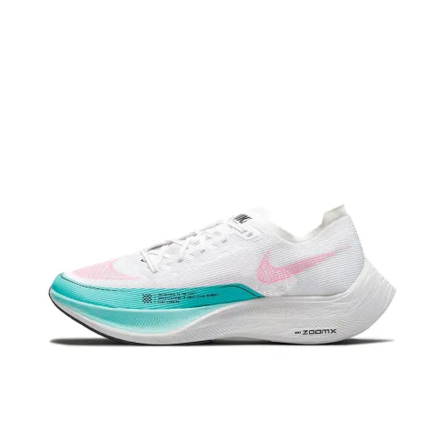 Nike ZoomX Vaporfly Next% 2 Low Топ Кроссовки для тренировок Мужской Белый Синий Розовый