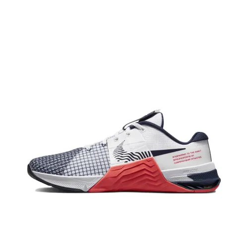 Nike Metcon 8 Low Топ Кроссовки для тренировок Мужские Белый Черный