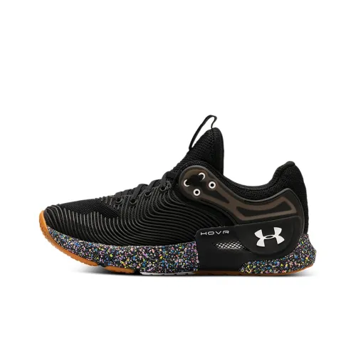 Under Armour Hovr Apex 2 Speckle Shock Absorbers Нижняя юбка Резистентные Низкие Кроссовки для тренировок Женские Черный