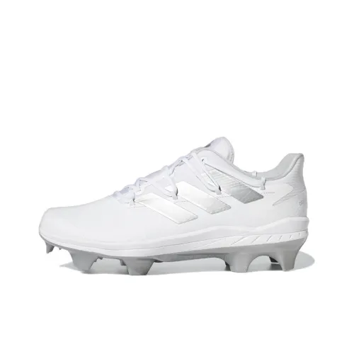 Adidas Adizero Cleats Afterburner 8 Pro TPU Устойчивые к истиранию Низкие Кроссовки для тренировок Мужские Белые