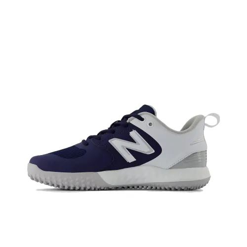 New Balance Velo V3 Velo V3 Trainer Амортизация Низкий Топ Бейсбольная Обувь Женская Синие Белые