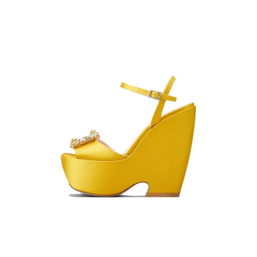 Roger Vivier Стильные Сандалии Женские Желтые