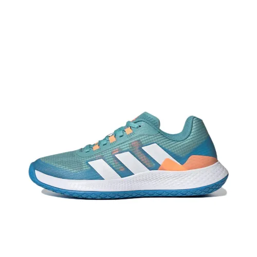 Adidas Forcebounce 2,0 Slip Резистентные к истиранию Низкий Топ Кроссовки для тренировок Женские Синие