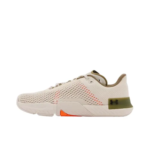 Under Armour TriBase Reign 4 Амортизирующие Slip-resistant и устойчивые к истиранию Низкие кроссовки для тренировок Мужские Хаки