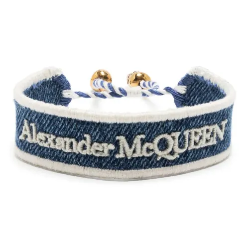 Alexander McQueen Браслеты Синие Женские