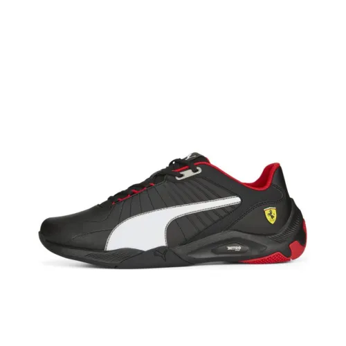 PUMA Ferrari Kart Кошка Rl Nitro Low Топ Кроссовки для тренировок Мужской Черный Белый Красный