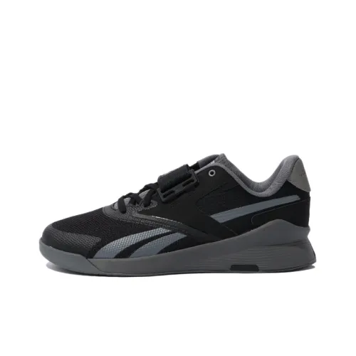 Reebok Lifter PR II Low Топ Общий Кроссовки для тренировок Мужской Черный Серый