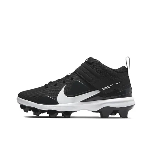 nike Shock Absorbers Slip-resistant Abrasion-resistant MID Топ Тренировочные Кроссовки Мужские Черно-белые