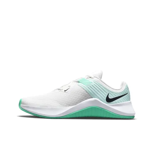 Nike Air Trainer Амортизация Противоскользящее покрытие Устойчивость к истиранию Низкие кроссовки для тренировок Женские Белый Зеленый