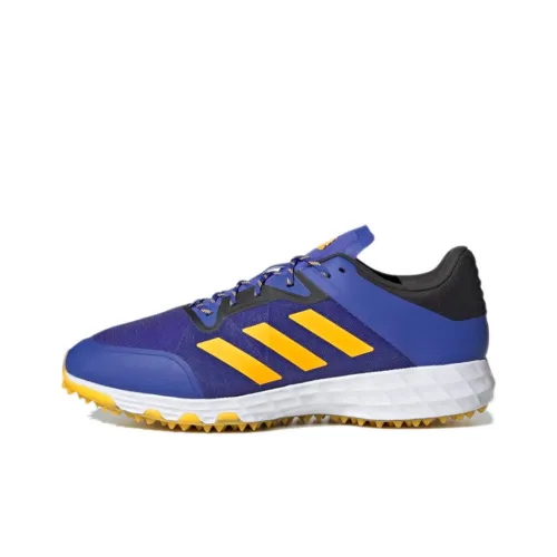 Adidas Hockey Lux 2,0S Slip-Resistant Abrasion-Resistant Low-Top Training Shoes Unisex Blue Yellow Adidas Hockey Lux 2,0S Противоскользящие Износостойкие Низкие Кроссовки для тренировок Унисекс Синий Желтый