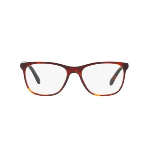 GIORGIO ARMANI Пластиковая оправа Прямоугольные Оправы для очков Мужские Красные