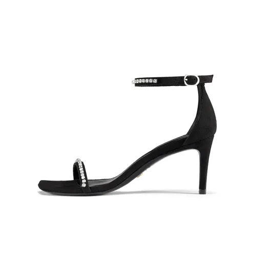 Stuart Weitzman SW Nudist One Ремешок Сандалии 7,5 см Женские Черные