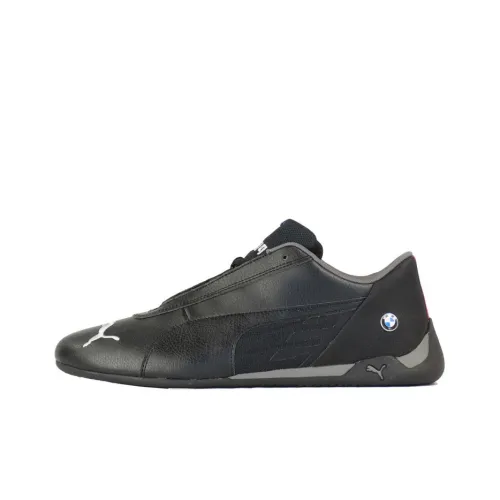 PUMA BMW M Motorsport R Кошка Амортизация Износостойкие Низкие Кроссовки для тренировок Мужские Черные