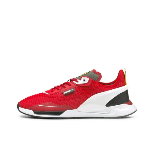 PUMA Scuderia Ferrari Ionspeed Motorsport Low Топ Тренировочные Кроссовки Мужские Красные Белые