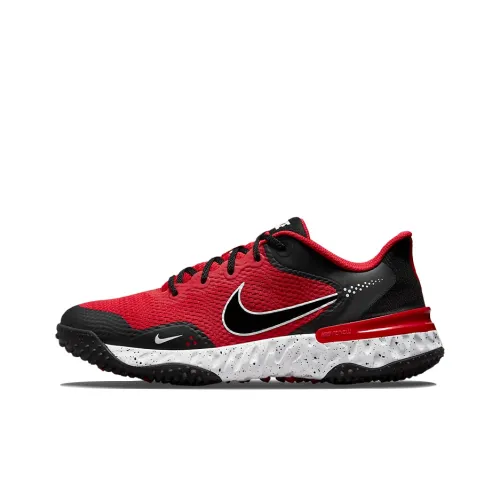 Nike Alpha Huarache Elite 3 Low Топ Кроссовки для тренировок Красный Черный