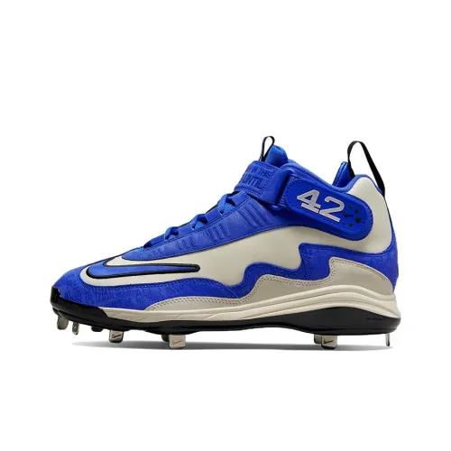 Nike Air Griffey Max 1 Амортизаторы Shock противоскользящие и устойчивые к истиранию кроссовки для тренировок Mid верх мужской синий серый