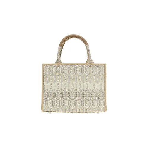 Furla Opportunity Canvas Bag Tote Bag Shopping Bag Shoulder Bag Handbag Mini Women's Multicolor