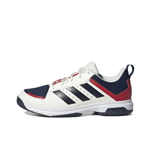 Adidas Ligra 7 Для помещений противоскользящие устойчивые к истиранию дышащие низкие кроссовки для тренировок унисекс белый черный