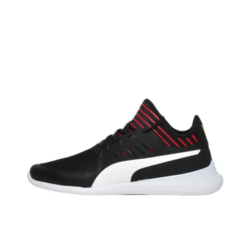 PUMA Scuderia Ferrari Evo Cat Mace Амортизация Износостойкие Низкие Кроссовки для тренировок Мужские Черные