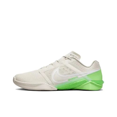 Nike Zoom Metcon Turbo 2 Амортизаторы Slip-resistant Низкий топ Кроссовки для тренировок Мужские Белый Зеленый