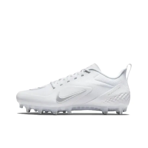 Nike Alpha Huarache 8 Амортизация Противоскользящие Устойчивые к истиранию Низкий верх Кроссовки для тренировок Унисекс Белый