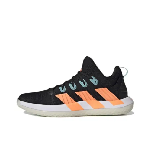 Adidas Stabil Next Gen Slip Resistant Abrasion Resistant Низкие Кроссовки для тренировок Унисекс Черный Оранжевый