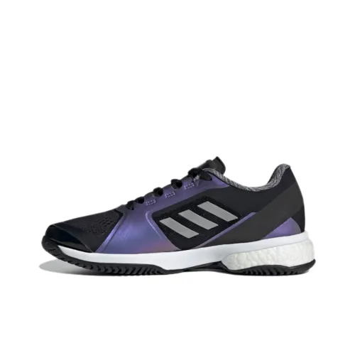 Adidas Stella Court Slip-resistant и дышащие низкие кроссовки для тренировок женские черные и фиолетовые