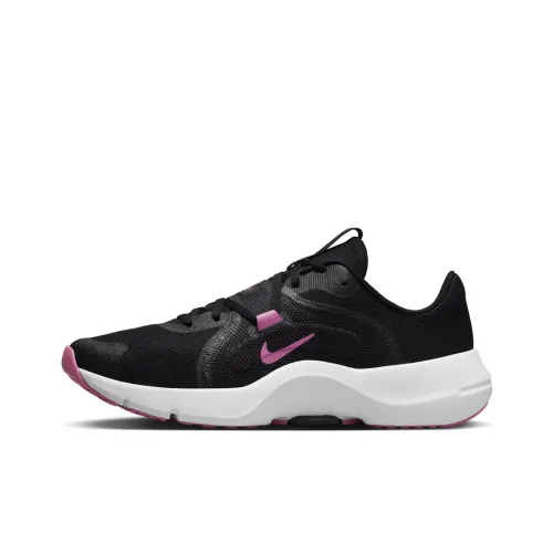Nike In Season TR 13 Shock Absorbers Slip-Resistant Low Top Кроссовки для тренировок Женские Черный Розовый