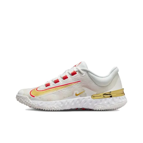 Nike Alpha Huarache 4 Elite Шипы Удобные Спортивные Амортизирующие Износостойкие Низкие Топы