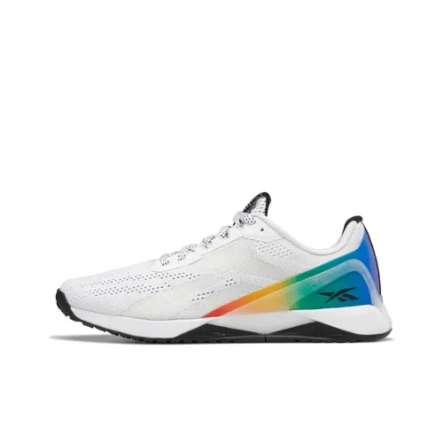 Reebok Nano X Pride Training Низкие Кроссовки для тренировок Унисекс Белый Синий и Оранжевый