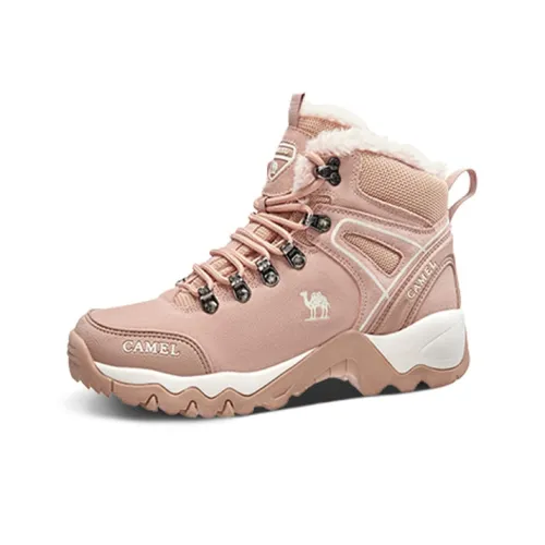 CAMEL Износостойкий Дышащий Термальный Высокий Верх Обувь для Уличных Суточных Женская с Флисовой Подкладкой