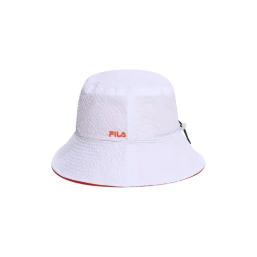 FILA Полиэстер Шляпа ведра Белая Унисекс