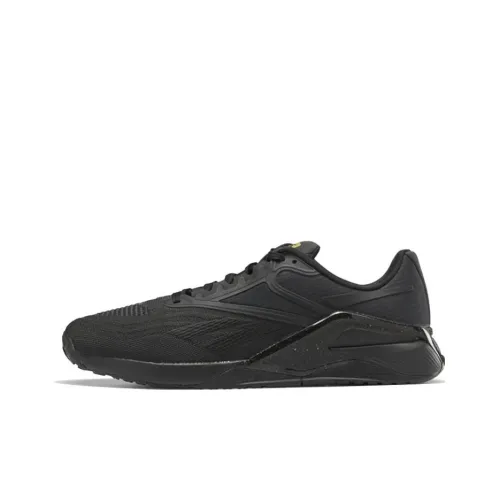 Reebok Nano X2 Амортизация Износостойкие Низкие Кроссовки для тренировок Унисекс Черные