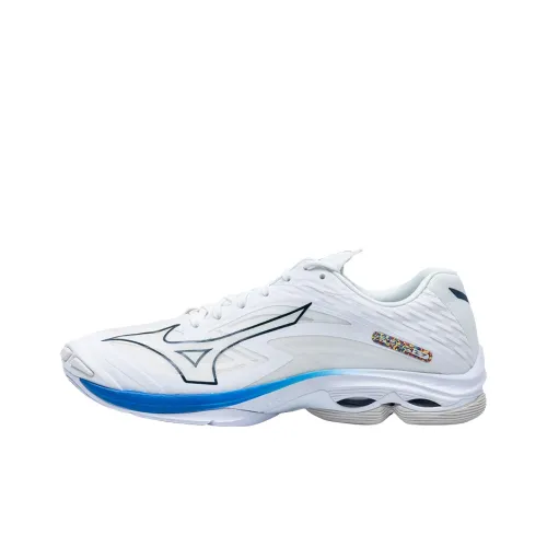 Кроссовки для волейбола Mizuno Wave Lightning Z7, низкий топ, белые, мужские