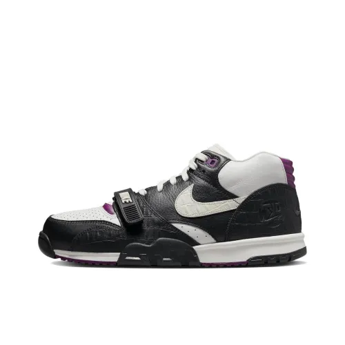 Nike Air Trainer 1 Амортизаторы Shock Absorbers Противоскользящие Устойчивые к истиранию MID Топ Кроссовки для тренировок Мужские Черно-белые