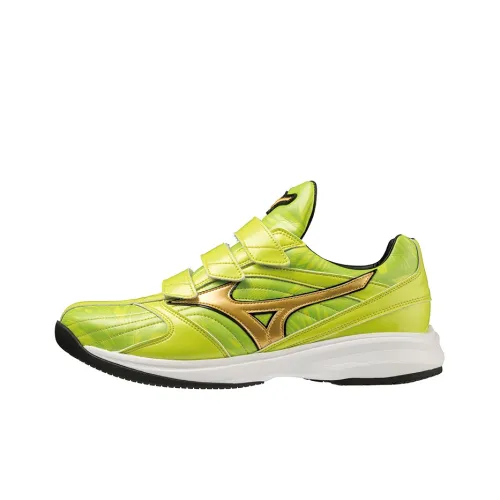 Mizuno Pro противоскользящие устойчивые к истиранию низкий топ бейсбольные кроссовки унисекс желтый